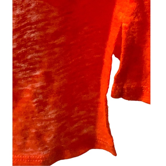 Firth‎ 100%  linen t shirt dress Hi Low Hem Drawstring waist sz L - Picture 6 of 9